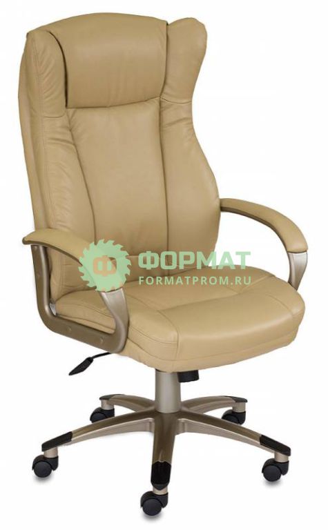 Изображение товара Кресло руководителя Бюрократ CH-879Y/Beige бежевый искусственная кожа (пластик золото)