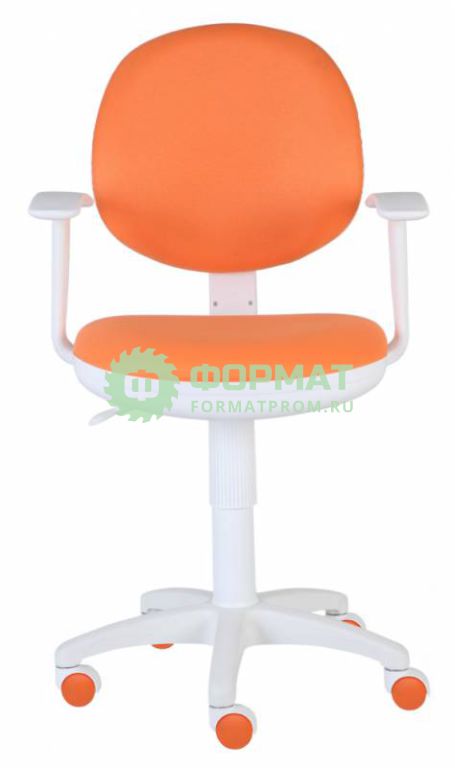 Изображение товара Кресло Бюрократ CH-W356AXSN/15-75 оранжевый 15-75 колеса белый/оранжевый (пластик белый)