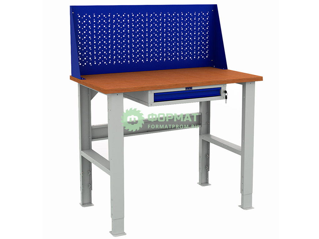 Изображение товара Тяжелый металлический верстак W 120.F2/F2.110