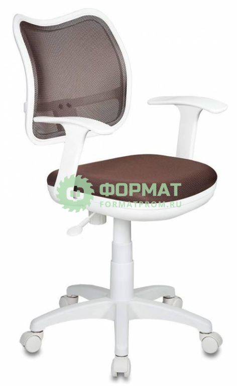 Изображение товара Кресло Бюрократ CH-W797/BR/TW-14C спинка сетка коричневый сиденье коричневый TW-14C (пластик белый)