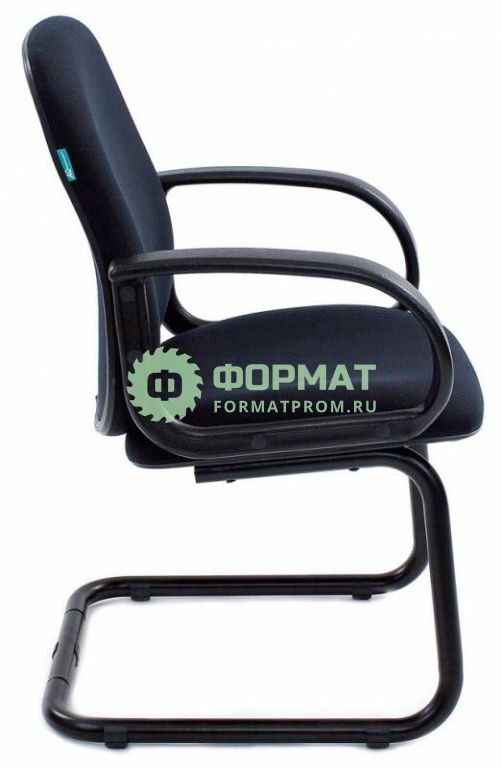 Изображение товара Кресло Бюрократ CH-808-LOW-V/BLACK низкая спинка черный 80-11
