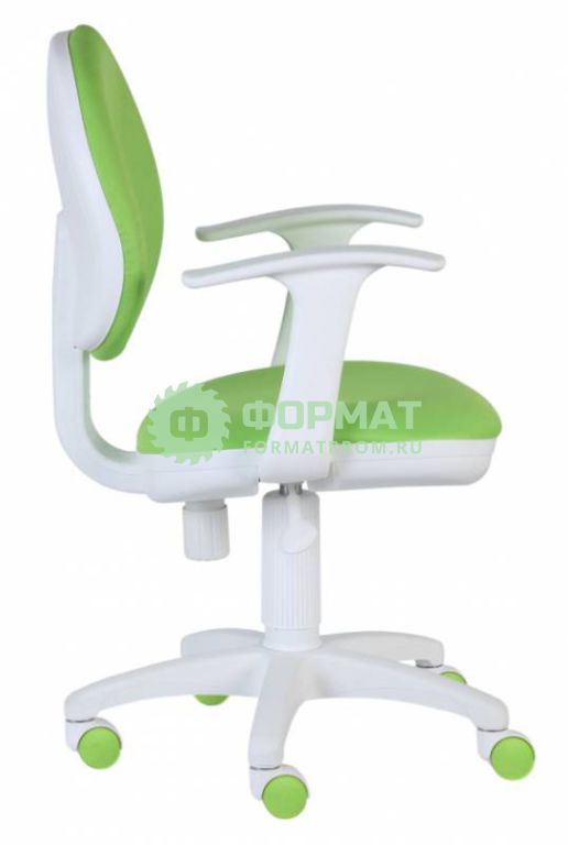 Изображение товара Кресло Бюрократ CH-W356AXSN/15-118 салатовый 15-118 колеса белый/салатовый (пластик белый)